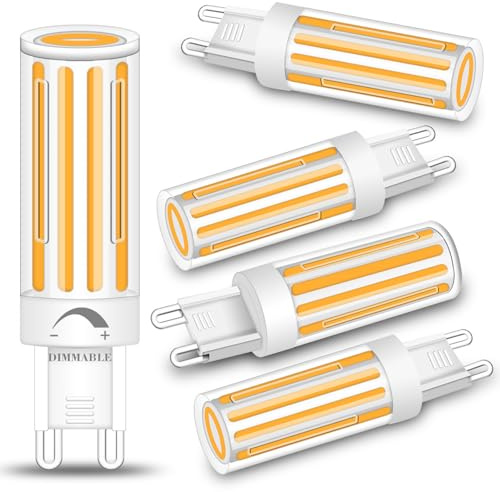 ZHENMING COB G9 LED 8W 3000K Warmweiß Dimmbar 70W-80W Halogen Ersatz