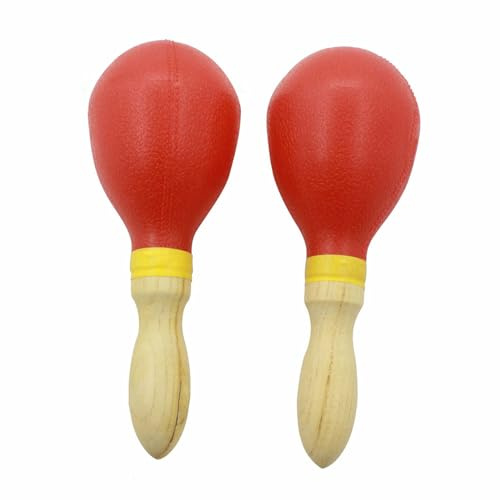 2 Stück Rasseln Sand Hammer Musikinstrument Percussion Für Party KTV Shaker Baby Maracas Lernspielzeug Rasseln Sand Hammer Musikinstrument Percussion