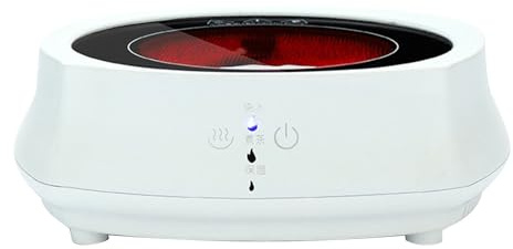 Estufa de té eléctrica, Mini placa caliente eléctrica silenciosa de calentamiento rápido para oficina y hogar