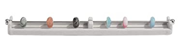Stackers Porte-breloques longue en gris en velours