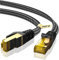 ARISKEEN Cat 8 Câble Ethernet 4M, Cat8 Tressé Plat Haut Débit (40Gbps 2000Mhz/s) Gigabit Rj45 STP Câble Blindé Internet Réseau Lan Patch pour Routeur Ordinateur TV PC