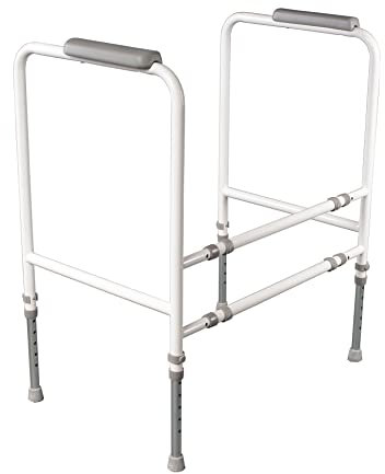 NRS Healthcare Toilet Frame S18993 - Height & Width Adjustable