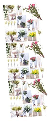 Alipis 9stücke Künstliche Chrysanthemen Blumenstrauß Teiliges Für Hochzeitsdekoration Büro Und Zuhause Realistische Seidenblumen Gelb Für Kreative Arrangements Und Romantische