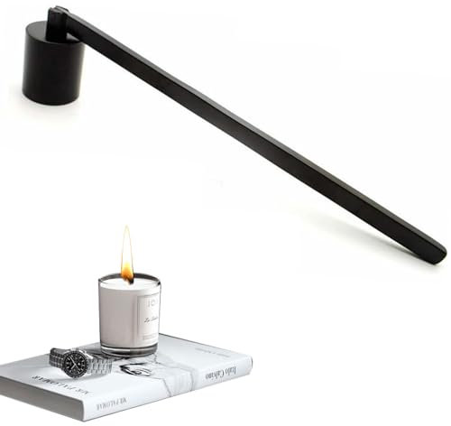 Kerzenlöscher,Kerzenlöscher Dochtlöscher,Dochtlöscher mit Langer Griff Edelstahl,Kerzenauslöscher,Candle Snuffer,Kerzenlöscher,Edelstahl-Kerzenlöscher zum Löschen von Kerzen