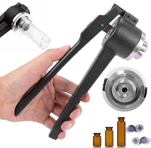 SNBGRYE Vial Capper (8-32 MM), Bottle Cap Capping Tool/Handheld Capping Machine, Good Sealing, 20-30 Bottles/Minute, Suitable For Pure Aluminum Caps,26mm
