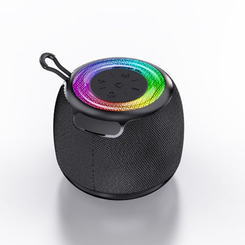 JYX Wireless Bluetooth Speaker, with 24H Playtime, Bluetooth 5.3, RGB Lights, HD Stereo Sound, Support TWS/TF Card, Portable for Travel Sports, Party, Gifts, Indoors and Outdoors