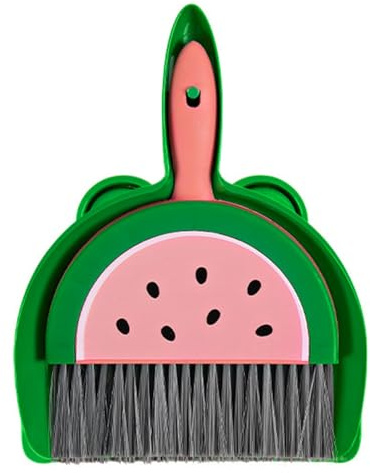 Small Broom Picker | Fruit Cleaning Helper Set | Cartoon Blender Broom Small Picker Set, Portable Hand Broom and Picker Set for Table Top
