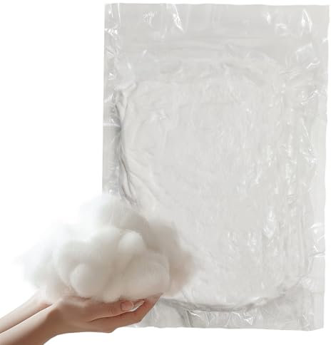 Jtnohx Toy Stuffing, 500g Stuffing for Crafts, Bean Bag Filling, Polyester Fiberfill for Stuffed Animals, Crochet,Cushion, Pillow