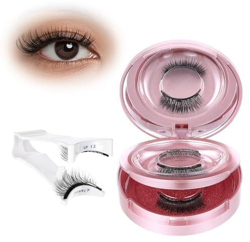 YBEATY 2 Paar Wiederverwendbares Magnetische Wimpern mit Applikator Wasserdicht kein Kleber nötig 3D Wimpern-magnetisch Kein Eyeliner Erforderlich Für Tägliches Make-up Dating Hochzeit Party