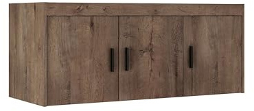 AXLIVING Schrankaufsatz Storicos 3D Eiche Lefkas 133 x 55,5 x 53 cm