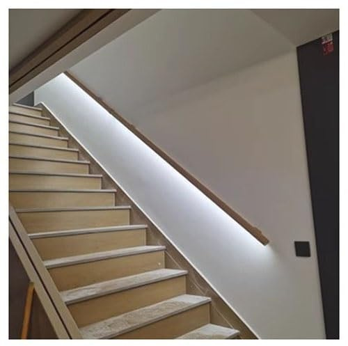 Luce a LED per corrimano per scale, in alluminio, impermeabile, per uso interno ed esterno sicuro in corridoi e loft