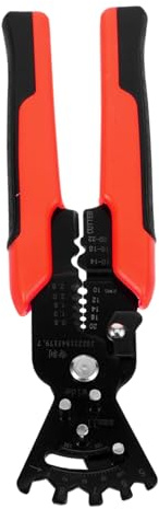 DECORNIJIA Multifunción Pelacables y Alicate Crimpador Acero Resistente Diseño Ergonómico Manejo Seguro Para Electricistas Compacta Portátil Uso Profesional Mantenimiento Hogar