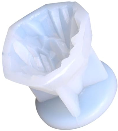 HIAKDOFT Moule à Glace Fait Main En Silicone Solide Pour Fabrication Bougies Parfumées Et Gâteaux Diy, Moule Artisanal Léger Et Portable, Usage Cuisson Et Création Artisanale