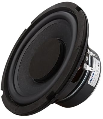 ZBBLADM 1 pièces 6.5 Pouces Caisson de Basses 4 8 Ohm 80W Super Basse Haut-Parleur de Graves Home cinéma for bibliothèque Haut-Parleur d'ordinateur(8 Ohm Subwoofer)