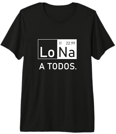 Lo Sodio A Todos Los Odio a Todos Lo Na Química Divertida Camiseta Premium