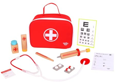 Other 921 TKC567 EA Wooden Medical Set (EXP), Various, Little doctor's bag