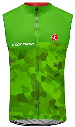 UGLY FROG MUEN11 Estate Uomini Sport all'Aria Aperta Usura Gilet Ciclismo Maglia Bicicletta Abbigliamento Bici Senza Maniche Magliette Triathlon Wear
