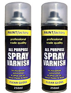 Multipurpose Clear Matt Varnish Spray 250 ML Waterproof Car Auto Boat Craft Aerosol Spray Can Bottle