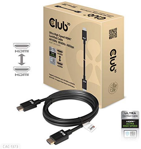 Club 3D Ultra High Speed HDMI 10K 120 Hz kabel 48 Gbps 26 AWG St./st. 3 m