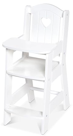 Melissa & Doug Play High ChairPretend Play High Chair Baby Doll Accessories