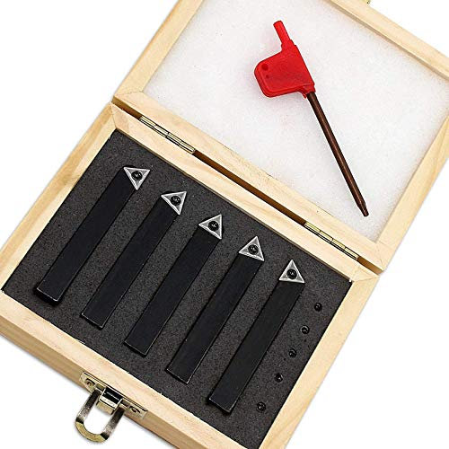 5 Stücke Schnellwechsel Stahlhalter Kit 10Mm Schnellwechselpfosten Halter Kit Bohrstange Drehwerkzeug Set Halter Für CNC Mini Drehmaschine