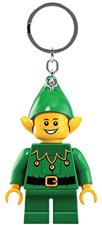 IQ Lego Iconic Schlüsselanhänger mit LED-Taschenlampe Spielzeuggeschenke für Kinder - 76 mm große Figur - 2 CR2025 Batterien enthalten