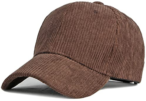 XRDSS Baseballkappe aus Kord, Unisex, verstellbar, klassisch, Sportmütze, Outdoor, solide Kappen