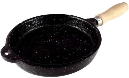 GW STORE - 15,2 cm emaillierte Gusseisenpfanne | Provolone Schmelzkäse