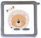 MeinBaby123® Schutzfolie kompatibel mit Toniebox | Schutzcover selbstklebend | Premium Qualität | Aufkleber passgenau I Folie Sticker I Toniebox Zubehör (Löwe Roar)