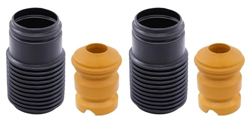 Staubschutzsatz Stoßdämpfer Staubschutz Anschlagpuffer Staubschutzkappe Gummipuffer Federung Gummi Puffer Kappe vorne für A2 1er E81 E87 E88 E82 3er E21 E30 E36 E46 5er E12 E28 E34 6er E24 7er E23 E32