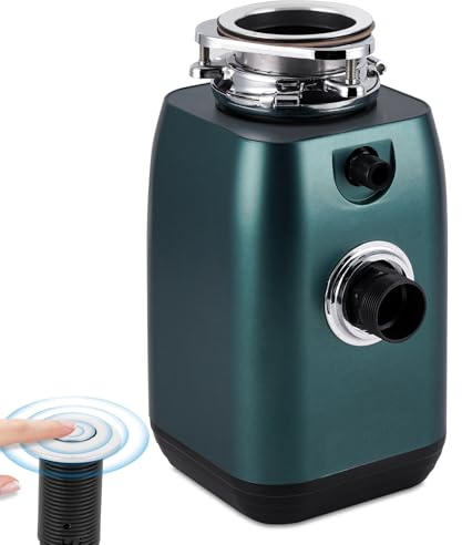 BAOSHISHAN 600W cucina smaltitore rifiuti Cucina Sminuzzatore lavello con interruttore a pulsante 3800 giri al minuto per lavello della cucina