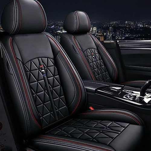 Chifeng Universelle 2-Teilige Autositzbezüge Für Die Vorderseite, Für Mercedes-Benz B-KLASSE, C-KLASSE, E-KLASSE, GLB, GLK, GLC, GLE, Kunstleder, Komfortabel, Pet Friendly