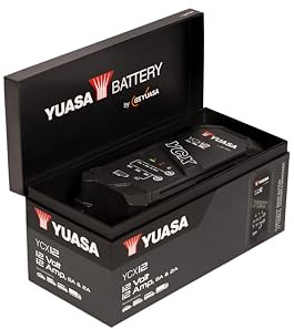 Yuasa YCX12 12 V 12 A Smart-Batterieladegerät für Pkw, Transporter und LKW | Vollautomatisch 9-Stufen-Ladung, Lädt 12V bis 240Ah, Sicherheitsfunktionen, Für alle Batterietypen