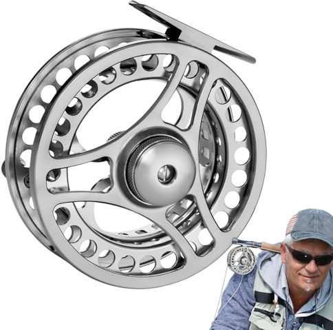 Fliegenfischerrolle – Professionelle Glatte Spinnerrolle für das Süßwasserangeln | Robuste Fliegenrolle für Outdoor-Abenteuer, Camping und, leichte Angelausrüstung für Anfänger und erfahrene An