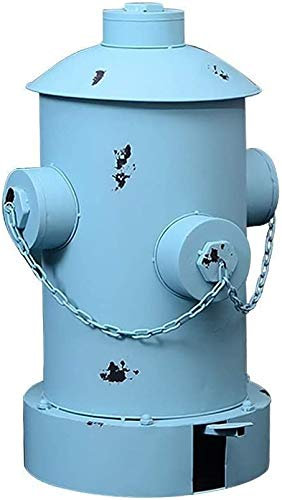 Cestino Per Pedale Retrò Bidone Della Spazzatura Creativa Idratante, Bidone Della Spazzatura Vintage Con Secchio Interno E Coperchio, Bidone Dei Rifiuti Da Esterno Per Cucina(Size:30*42CM,Color:blu)