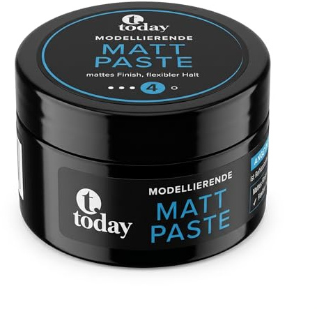 Modellierende Matt Paste für Männer – Mattes Finish & Flexibler Halt – Haarstyling Paste Stärke 4 – 100 ml
