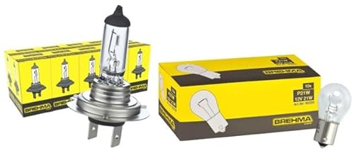 BREHMA Lampenset 20-teilig H7, P21W
