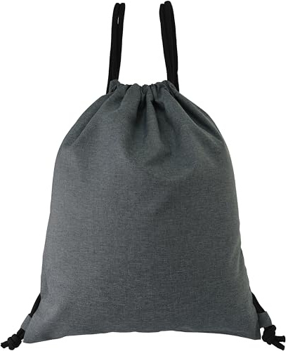 PERSOGO Turnbeutel mit Kordelzug, Gymbag Sporttasche für Fitnessstudio, Rucksackbeutel, Beuteltasche mit Seitentasche und verstellbare Riemen, Kordelzugbeutel viele Farben