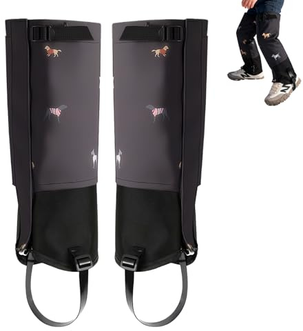 gjzje Boot Gaiters | Waterproof Non-Slip Covers | Outdoor Children Leg Snow Gaiters,for Teens Boys Girls Children Climbing Motorcycling Snowshoeing Cycling Skiing Walking Outdoor