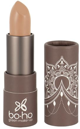 BOHO GREEN | Correcteur 02 Beige Clair | Couvre Cernes Rougeurs et Imperfections | Fini Lumineux Naturel | Maquillage Bio Certifié Vegan Cruelty Free | Peaux Claires et Sensibles | Tube 3,5 ml