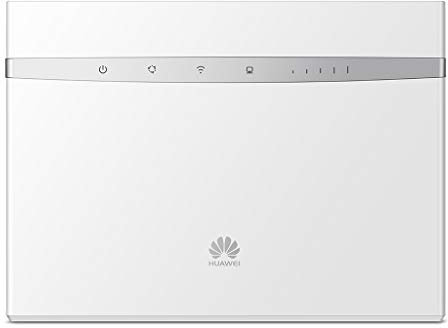 Huawei B525s-23a Router Wireless 4G da 300 Mbps con 3 Antenne Integrate, 2.4 G e 5G Dual Band, 4 Porte LAN, MicroSIM, Bianco
