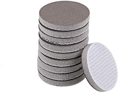 1 – 1/2 Zoll 800 Körnungen, Schleifschwamm, Haken und Schleifteller für Auto/Holz/Trockenbau/Metall, 10 Stück