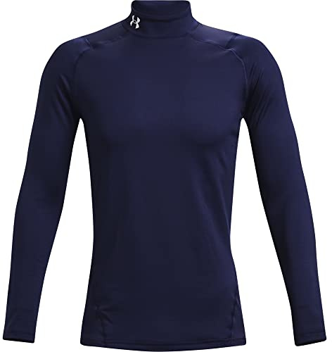 Under Armour Herren Men's ColdGear Armour Fitted Mock T-Shirt (1er Pack)