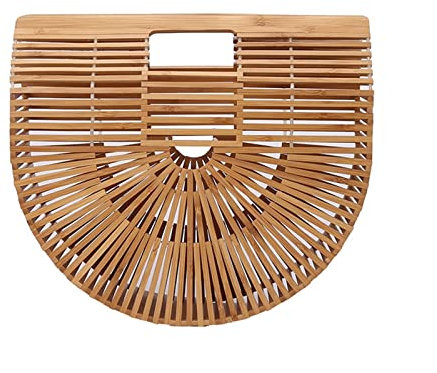 SYT-MD Sac en Paille, Sacs fourre-Tout tissés for Femmes Fashion Dames Designer Sacs à Main Grand Sacs Sacs de Voyager en Paille tissé à la Main Sacs (Color : Khaki-L)