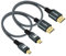 Twozoh Cable Micro HDMI a HDMI 1M 2 Unidades, Nailon Trenzado Cable Micro HDMI Tipo D a HDMI Tipo A Supporta 3D, 4K/60Hz 1080p para GoPro Hero7/8/9, Raspberry Pi 4