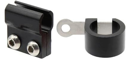 Motorrad Bremsleitung Für HON&DA CR 80R 85R 125R CR 250R 500R Motorrad Vorne Brems Kabel Klemme Guide Brems Schlauch Halter Clamp(Schwarz)