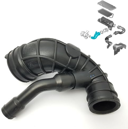 Tubo di Turbo Tubo d'aria Intercooler compatibile per Citroën C1 C2 C3 Nemo Xsara Ford Fiesta Fusion Peugeot 1007 107 206 207 307 Bipper Toyota Aygo motorizzazione 1.4 HDi TDCi 1434F6 143413 1148084