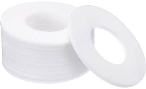 PATIKIL Flat Washers, 20 Pcs 68mm OD 32mm ID 3mm Thickness DN25 PTFE Seal Washers Flange Gasket Sealing Gasket for Faucet Pipe Water Hose