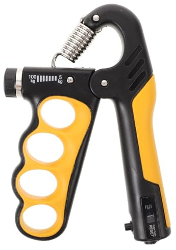 KOMBIUDA Ejercicios de mano para contar la fuerza de agarre del dispositivo de entrenamiento de mano para hombres y mujeres