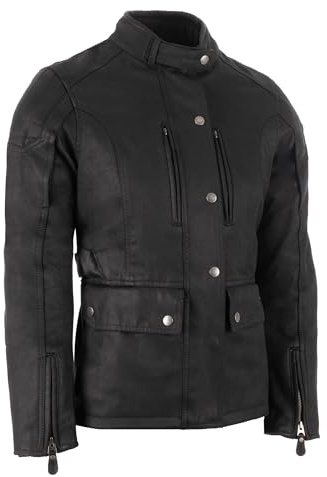 Oxford Women's Sterling Wax Dry2Dry Waterproof Motorcycle Jacket
